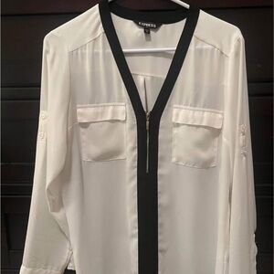 Express Monochrome Blouse